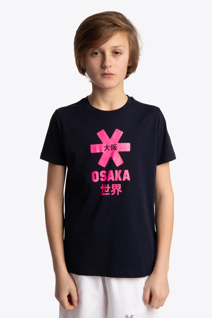 Osaka Deshi Tee Pink Star - Navy