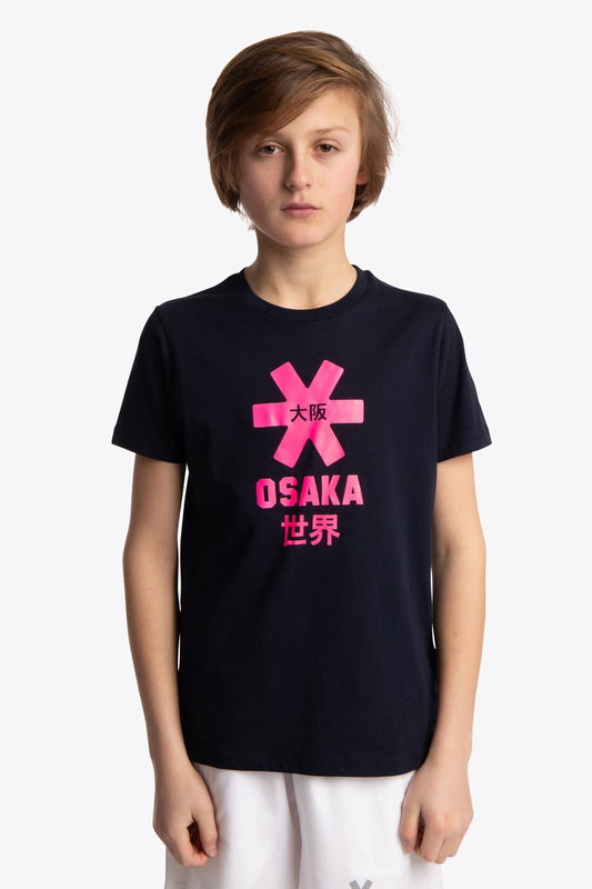 Osaka Deshi Tee Pink Star - Navy