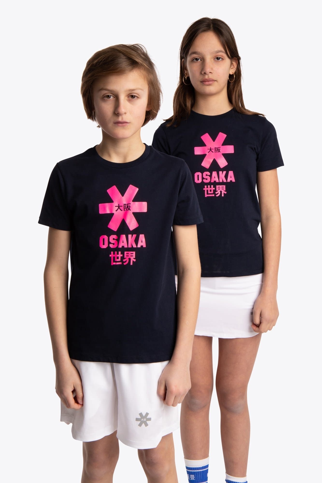 Osaka Deshi Tee Pink Star - Navy