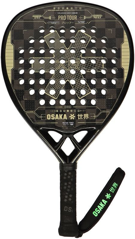 Osaka Pro Tour Padelracket Black - Sand