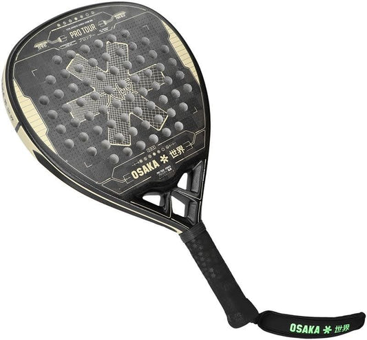 Osaka Pro Tour Padelracket Black - Sand