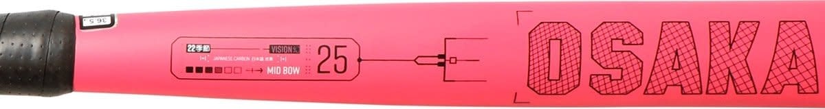 Osaka Vision 25 Mid Bow  Hockeystick  36,5 Inch Pink