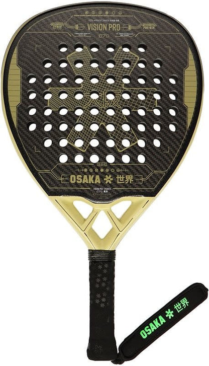 Osaka Vision Pro Padelracket Black - Sand