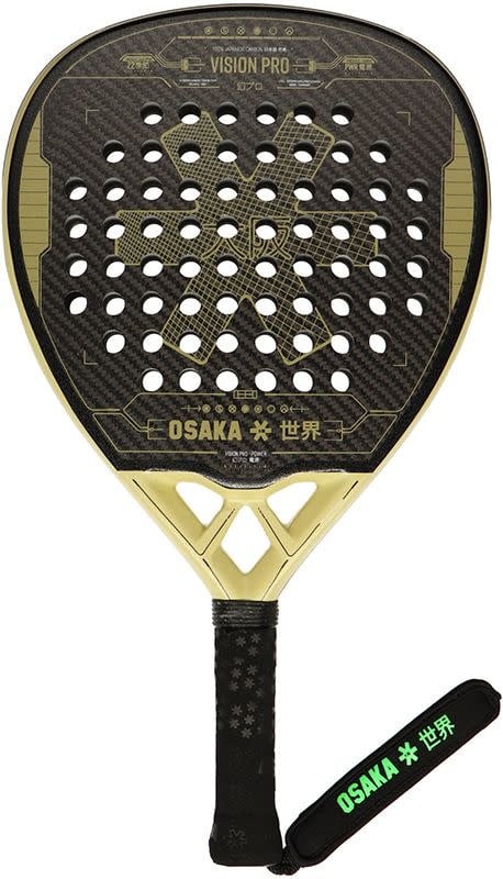 Osaka Vision Pro Padelracket Black - Sand