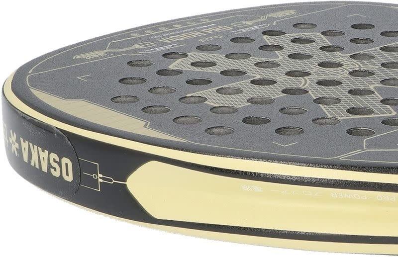 Osaka Vision Pro Padelracket Black - Sand
