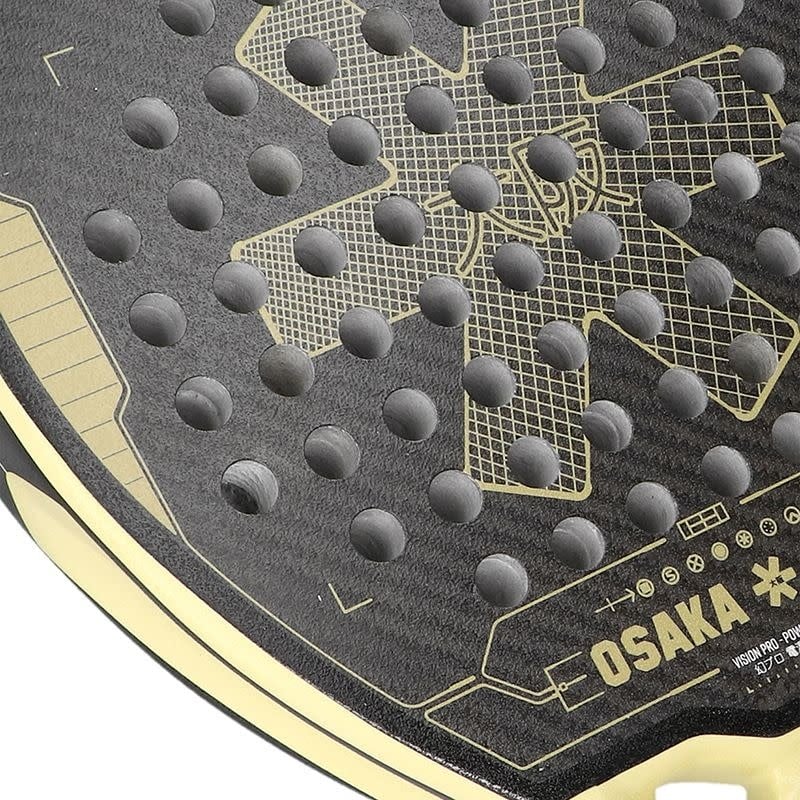 Osaka Vision Pro Padelracket Black - Sand