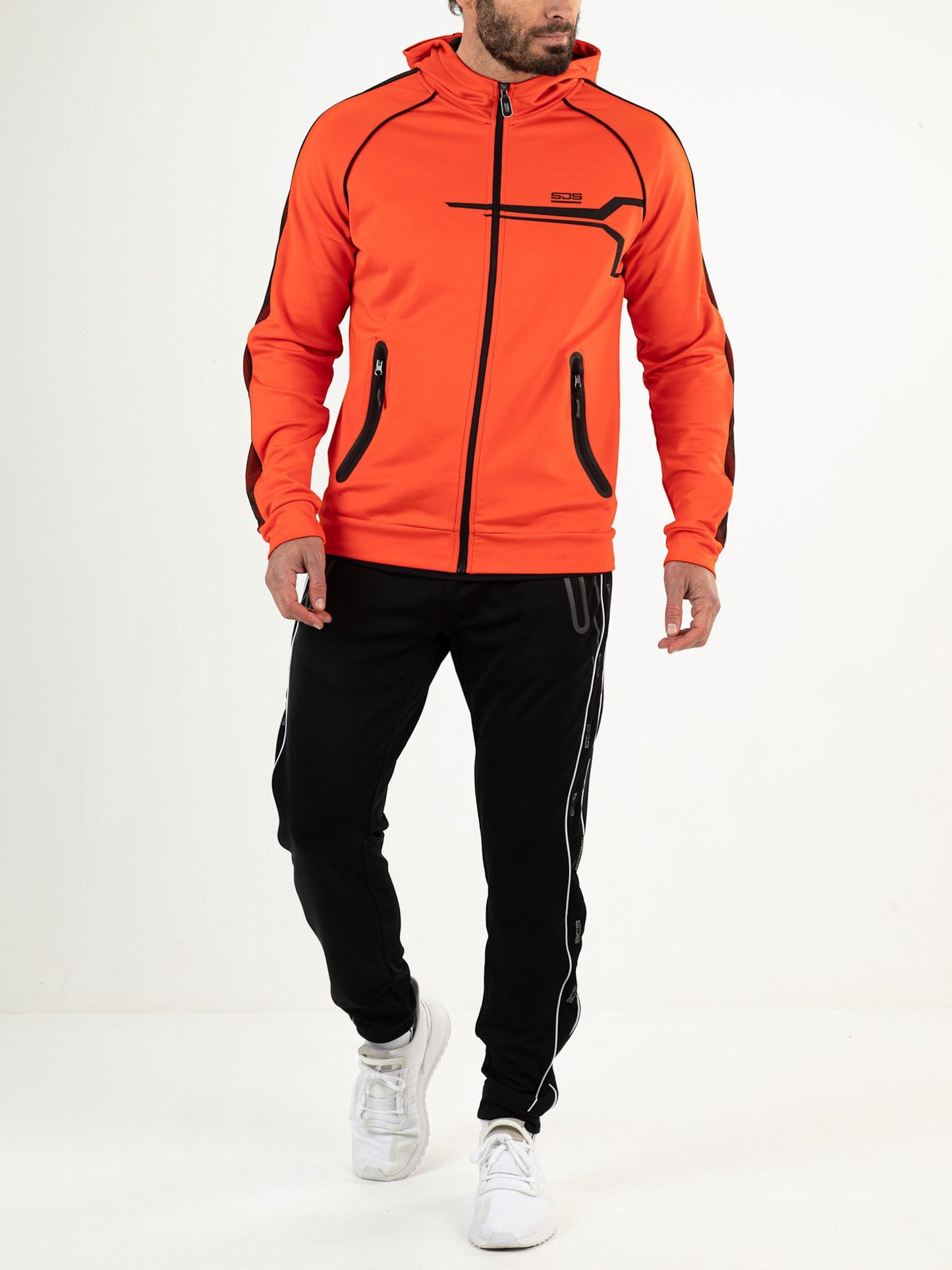 Sjeng Panther Hooded Jacket Hot Orange