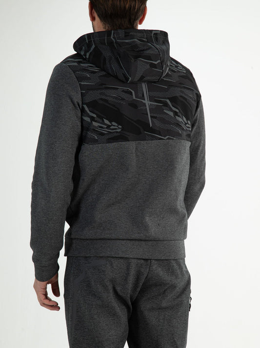 Sjeng Pharrell Hooded Jacket Dark Grey Melange