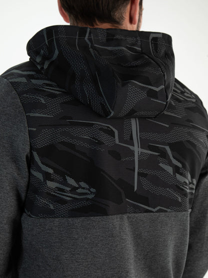 Sjeng Pharrell Hooded Jacket Dark Grey Melange