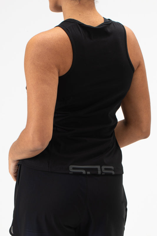 Sjeng Rain Singlet Black