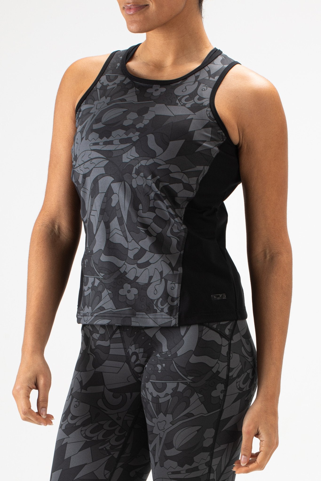 Sjeng Rain Singlet Ebony