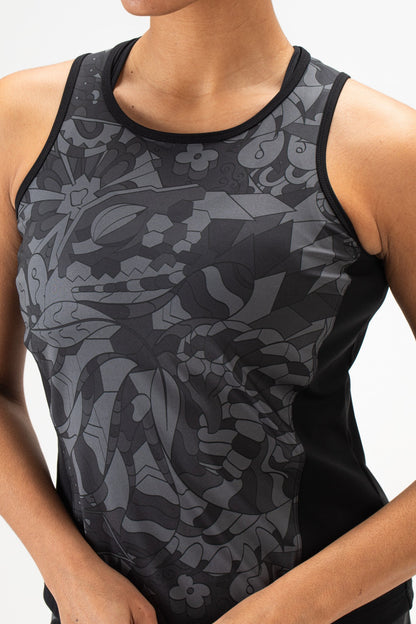 Sjeng Rain Singlet Ebony