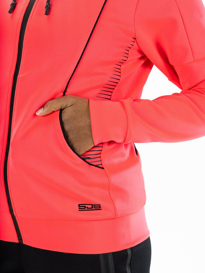 Sjeng Rhanee Lady Hooded Jacket Laser Pink