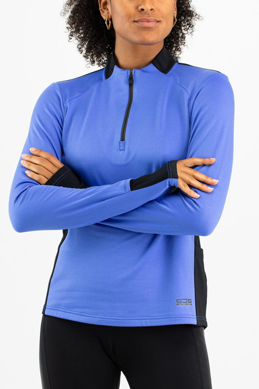 Sjeng Running Saga Halfzip Blue Light
