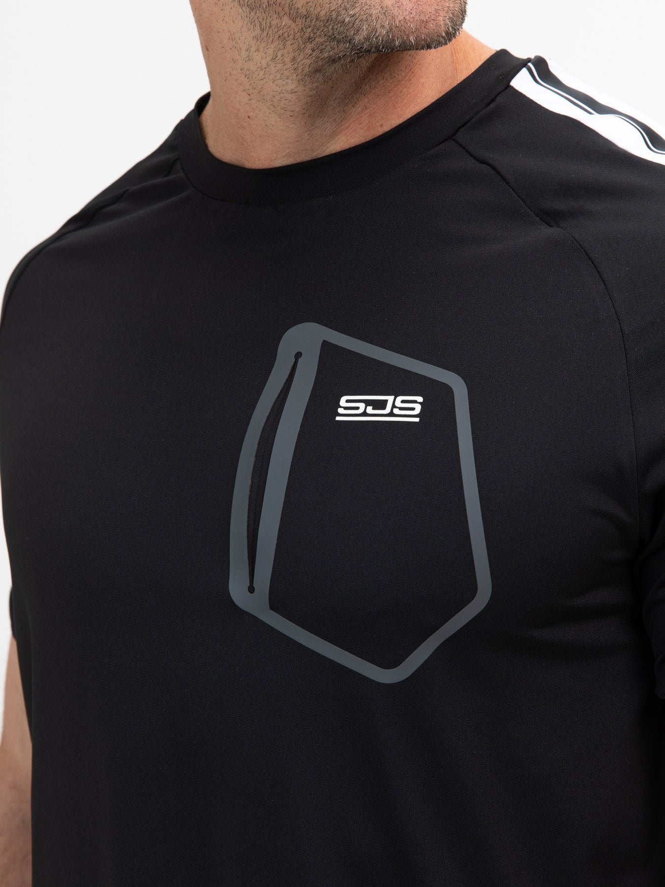 Sjeng Sinclair Tee Black Melange
