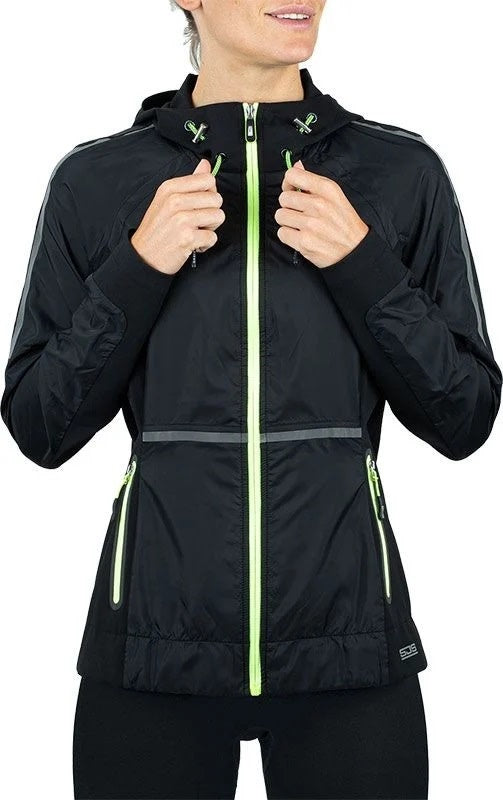 Sjeng Sports Imogen Full Zip Hoody Black