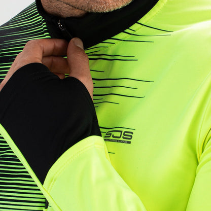 Sjeng Running Stormy Halfzip Tee Yellow