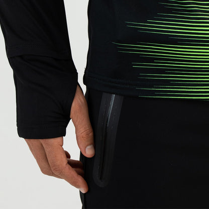 Sjeng Running Stormy Halfzip Tee Yellow