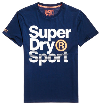 Superdry Sport Graphic T-Shirt Navy