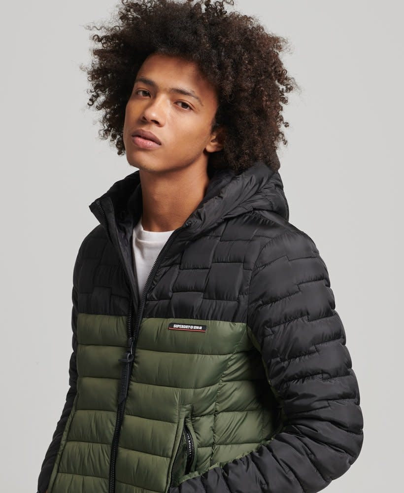 Superdry Sport Code XPD Radar Fuji Jacket Men Black - Green