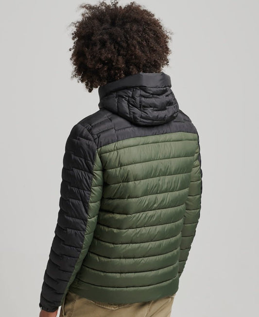 Superdry Sport Code XPD Radar Fuji Jacket Men Black - Green