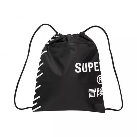 Superdry Sport Core Sport Drawstring Bag Black