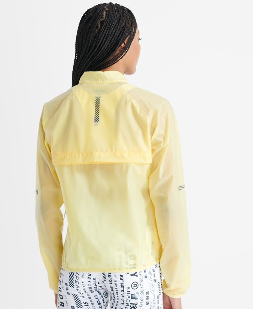 Superdry Sport Running Membrane Jacket Yellow