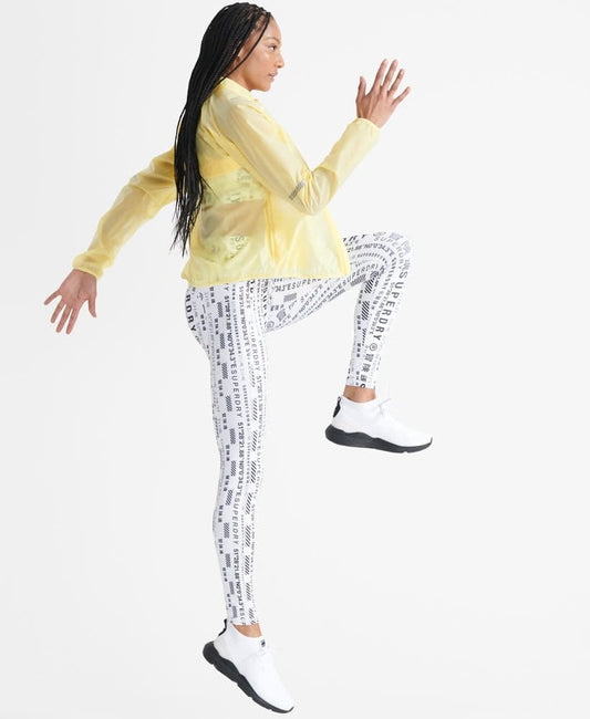 Superdry Sport Running Membrane Jacket Yellow