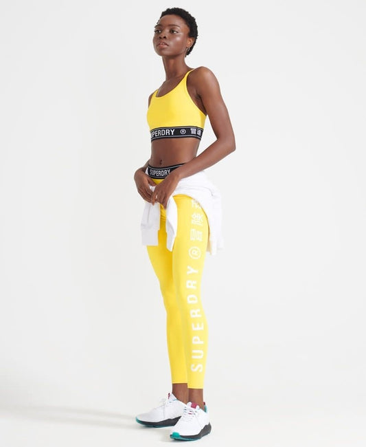 Superdry Sport Training Legging Yellow