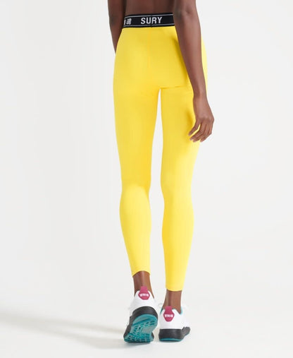 Superdry Sport Training Legging Yellow
