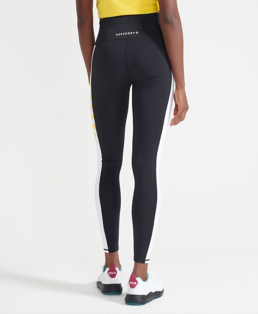 Superdry Sport Training Lock Up Legging Yellow