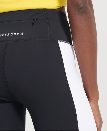 Superdry Sport Training Lock Up Legging Yellow