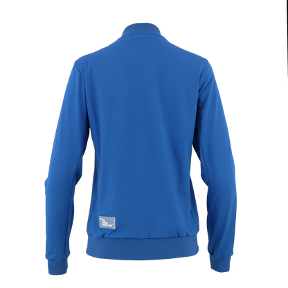 Indian Maharadja Baroda Women Chevron Jacket Cobalt