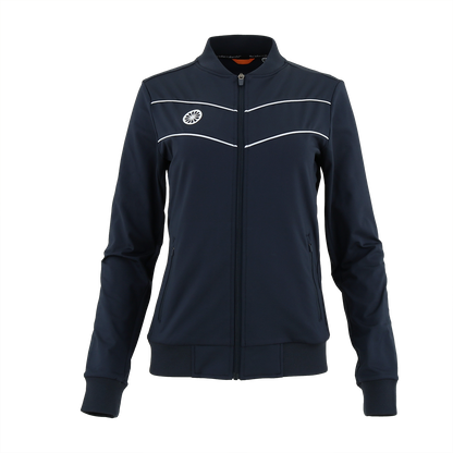 Indian Maharadja Baroda Women Chevron Jacket Navy