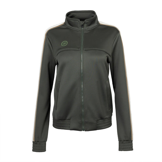 Indian Maharadja Goa Women Urban Jacket Mudgreen