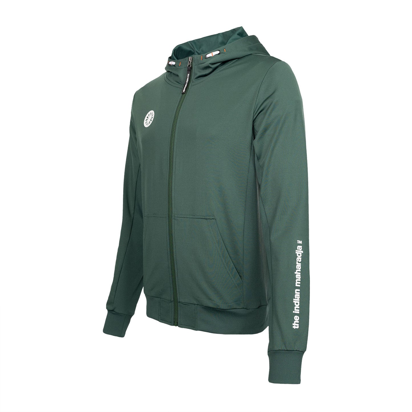 Indian Maharadja Kadiri Hooded Jacket Men Forest Green