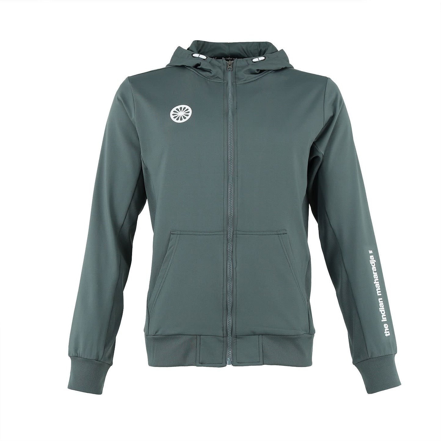 Indian Maharadja Kadiri Hooded Jacket Men Sage