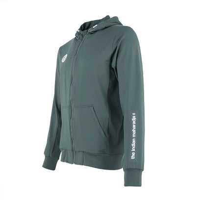 Indian Maharadja Kadiri Hooded Jacket Men Sage