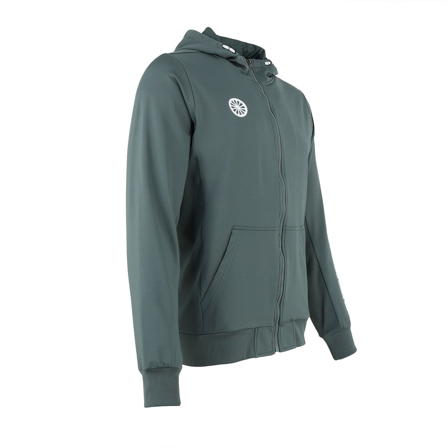 Indian Maharadja Kadiri Hooded Jacket Men Sage