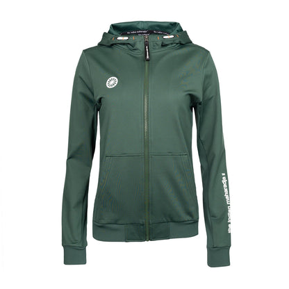 Indian Maharadja Kadiri Hooded Jacket Women Forest Green