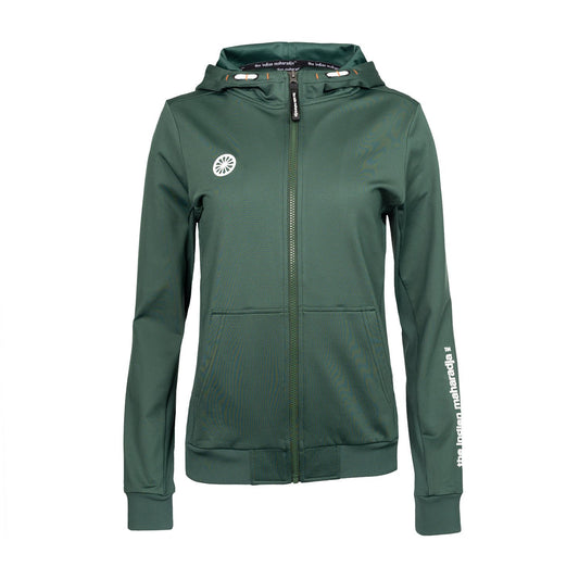 Indian Maharadja Kadiri Hooded Jacket Women Forest Green
