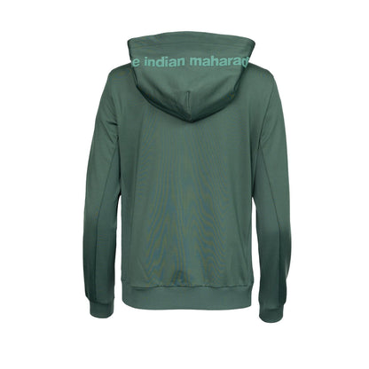 Indian Maharadja Kadiri Hooded Jacket Women Forest Green