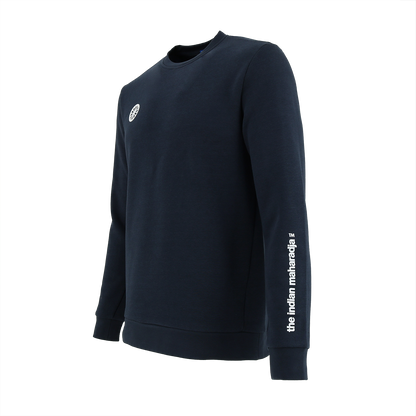 Indian Maharadja Kota Men Classic Crew Sweater Navy