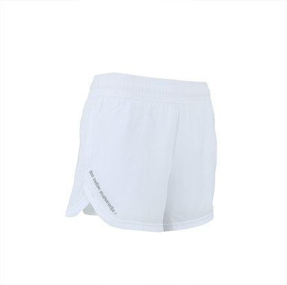 Indian Maharadja Kadiri Short 2 in 1 Women White