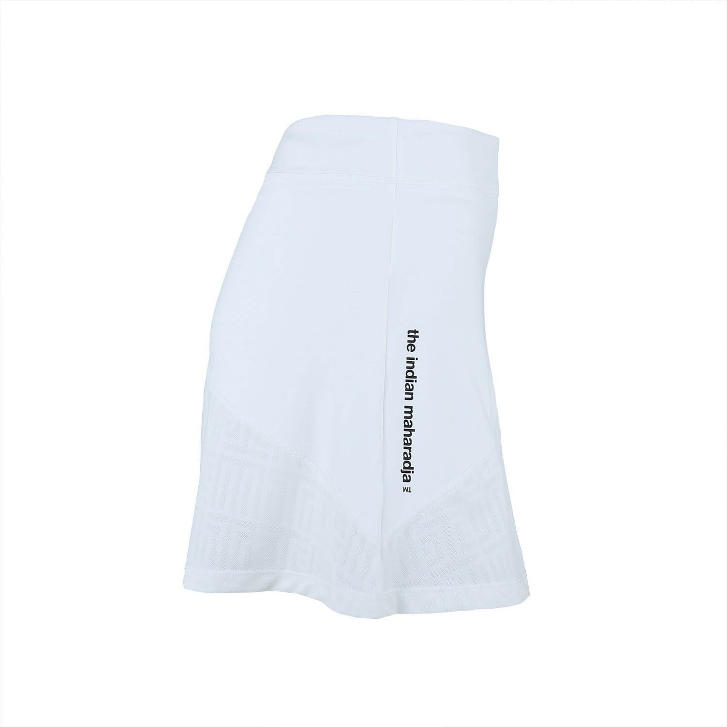 Indian Maharadja Kadiri Jacquard Mono Skirt White