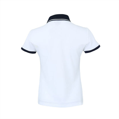Indian Maharadja Kadiri Pique Polo Women White