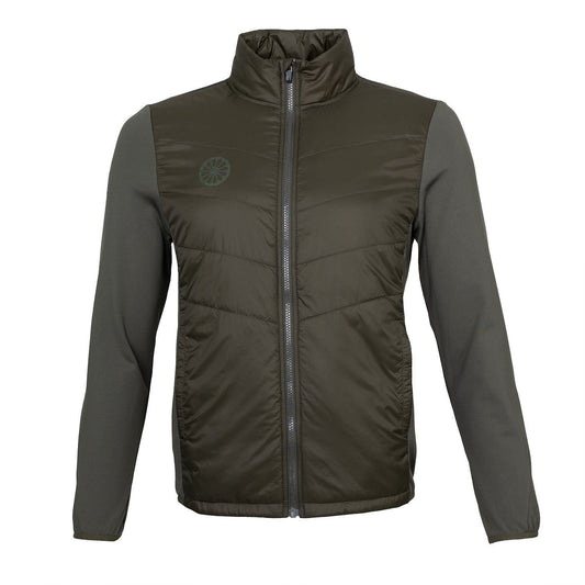 Indian Maharadja Goa Men Padded Jacket Mudgreen