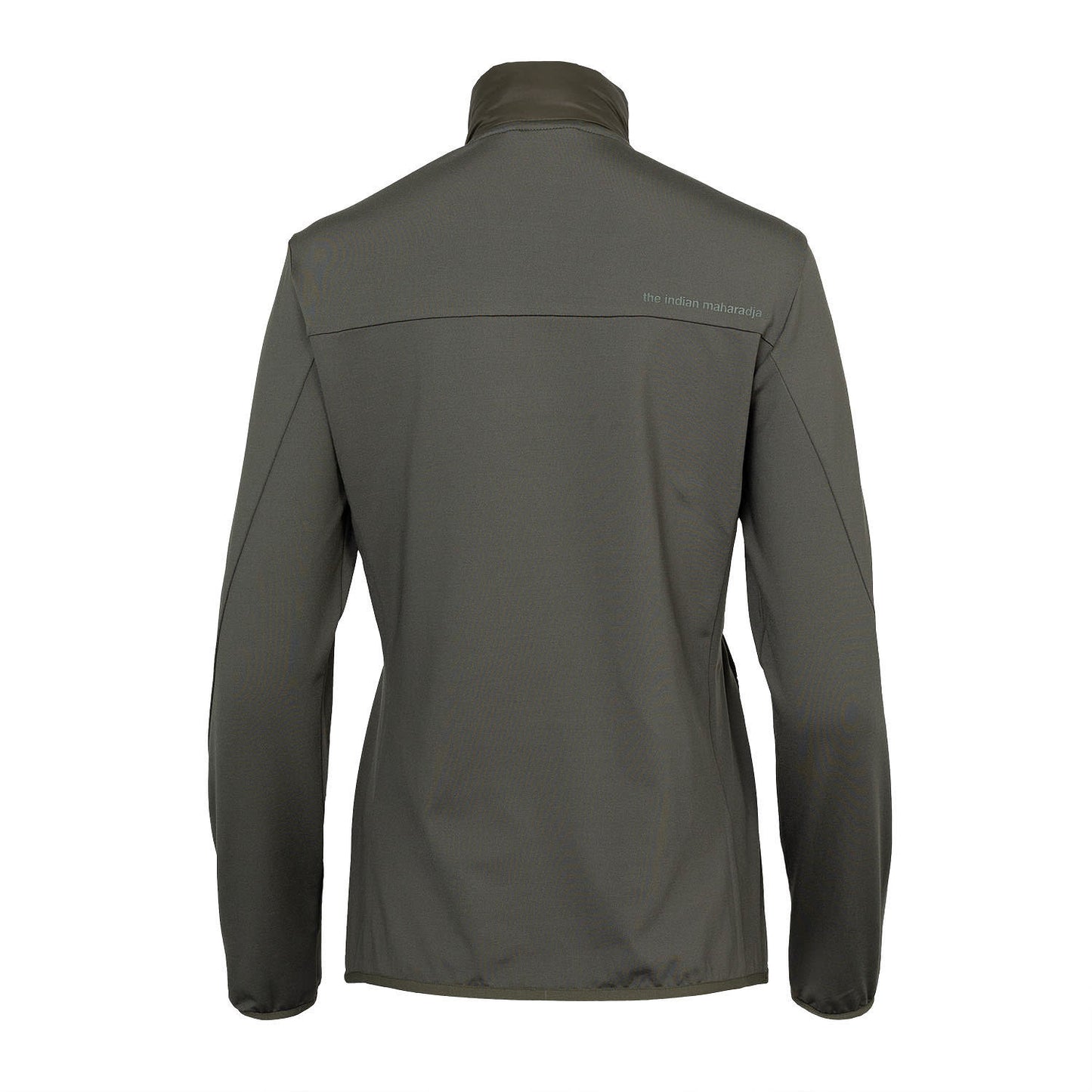 Indian Maharadja Goa Women Padded Jacket Mudgreen