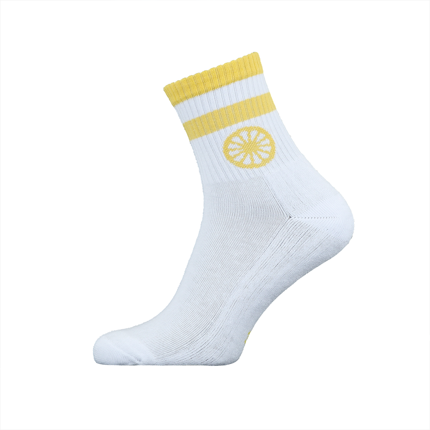Indian Maharadja Kadiri Sock Low Stripe Yellow 1-Pack
