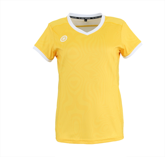 Indian Maharadja Kadiri Fusion tee Girls Yellow